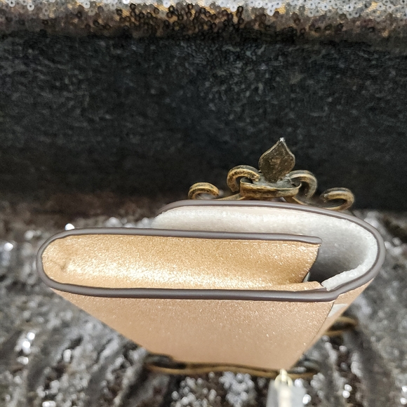 Kate Spade Gold Glitter Wristlet